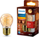 Philips LED philips vintage LED - lampe dimmable - 15w - lumière blanc très chaud : 1800k - culot E27 - verre ambré - lampe boule