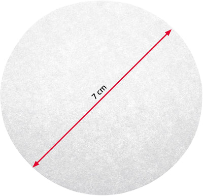 Papier burger Westmark, 100 pièces, papier de séparation antiadhésif pour des burgers parfaits, ø : 7 cm, papier, mini, blanc, 62392270