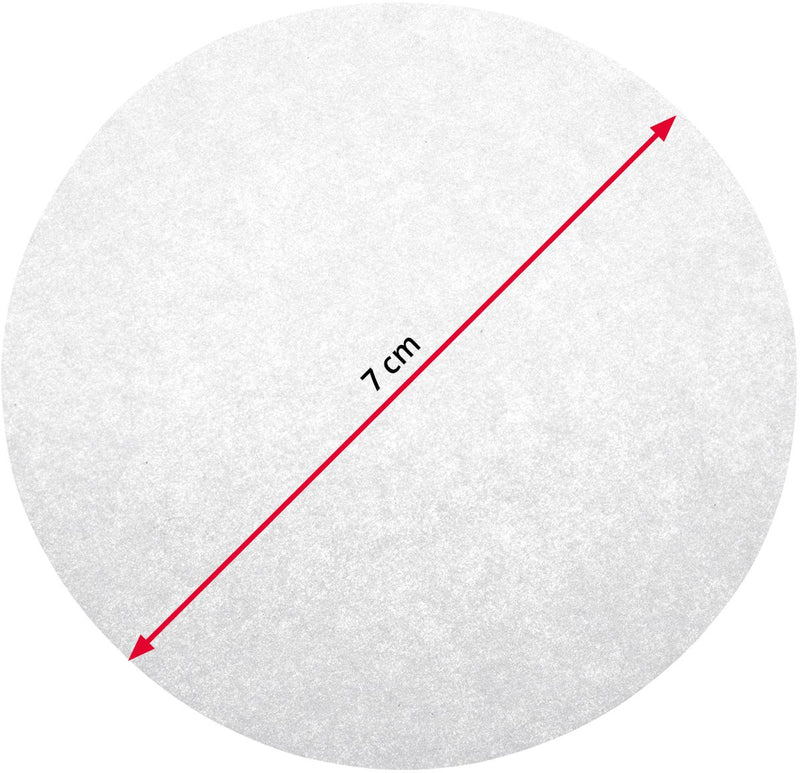 Papier burger Westmark, 100 pièces, papier de séparation antiadhésif pour des burgers parfaits, ø : 7 cm, papier, mini, blanc, 62392270