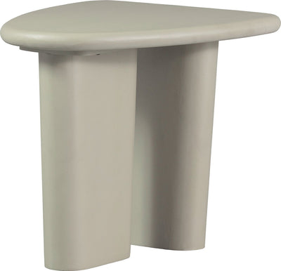 Petite table d'appoint Vtwonen beach - bois de manguier - argile - 53x64x51
