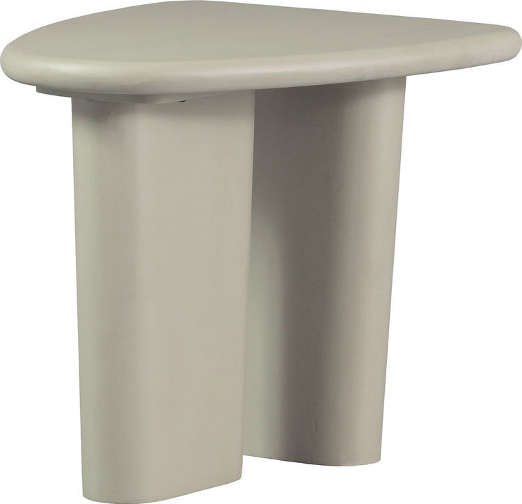 Petite table d'appoint Vtwonen beach - bois de manguier - argile - 53x64x51
