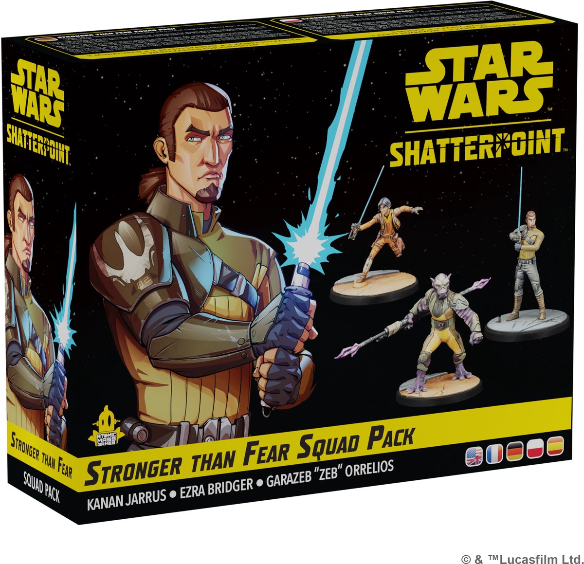 Jeux de masse atomique Star Wars Shatterpoint plus fort que la peur Squad Pack - en fr de pl es