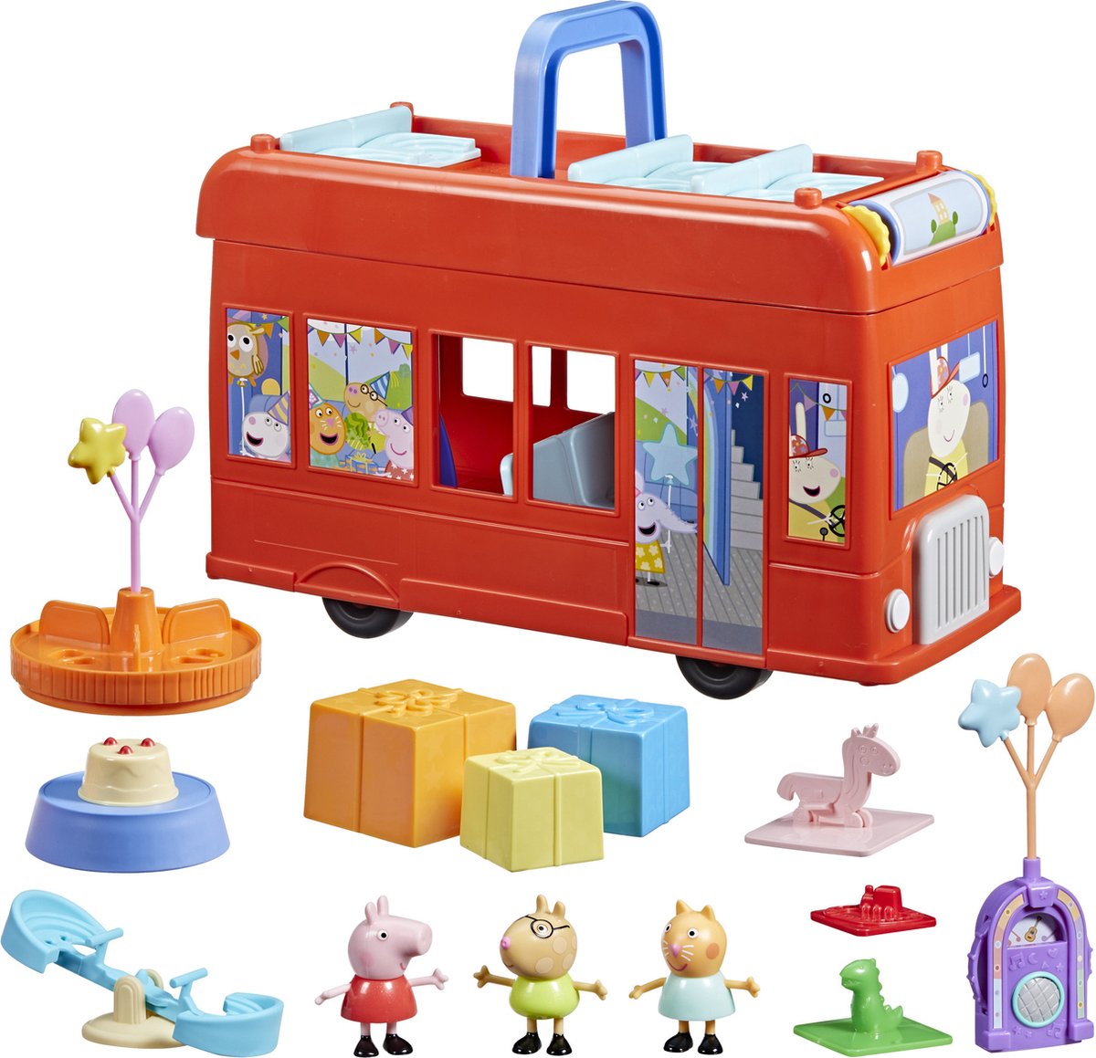 Peppa pig 2 en 1 bus de fête