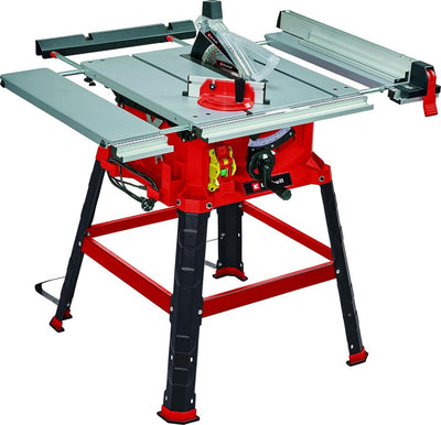 Table de scie électrique Einhell tc-ts 2225 h - 2200 w - ø254 mm - lame de scie 45° inclinable sur 1 côté - incl. Lame de scie 48 dents