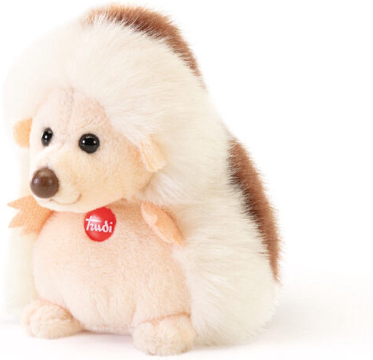 Trudi - peluche douce collection hérisson 9 cm - fait main en Italie - peluche douce - peluche pour garçons et filles - marron - 7x9x8 cm taille xxs