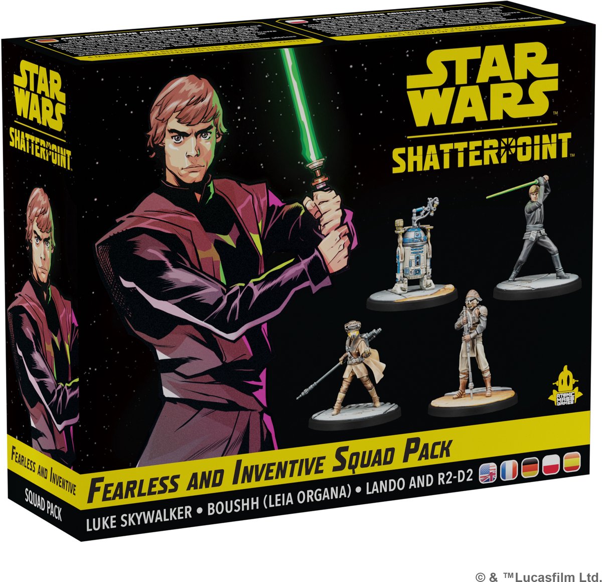 Atomic Mass Games Star Wars Shatterpoint Pack Escouade Intrépide et Inventive - en fr de pl es