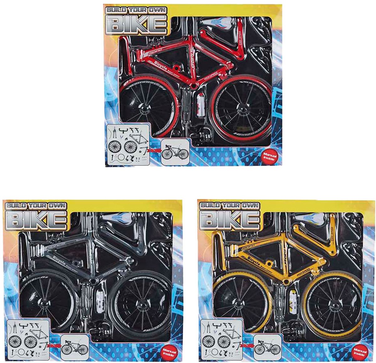 Kit de construction de vélo de course à vélo, 19,5 cm
