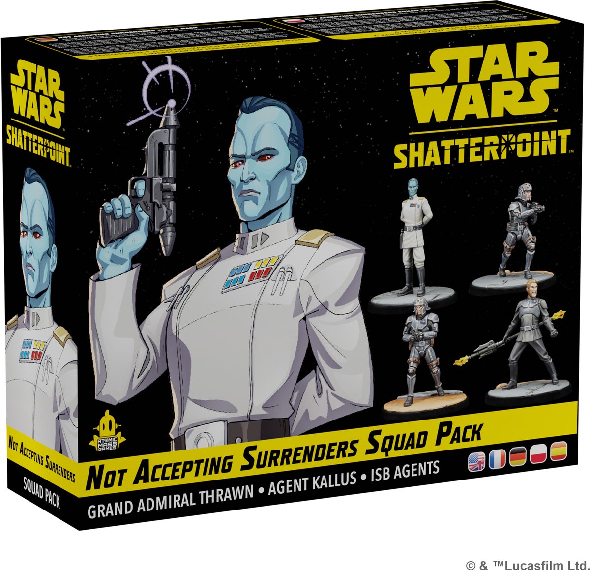 Jeux de masse atomique Star Wars Shatterpoint n'accepte pas le pack d'escouade de redditions - en fr de pl es