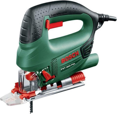 Scie sauteuse Bosch pst 800 pel - 530 watts - avec coffret plastique et 1 lame de scie sauteuse pour bois
