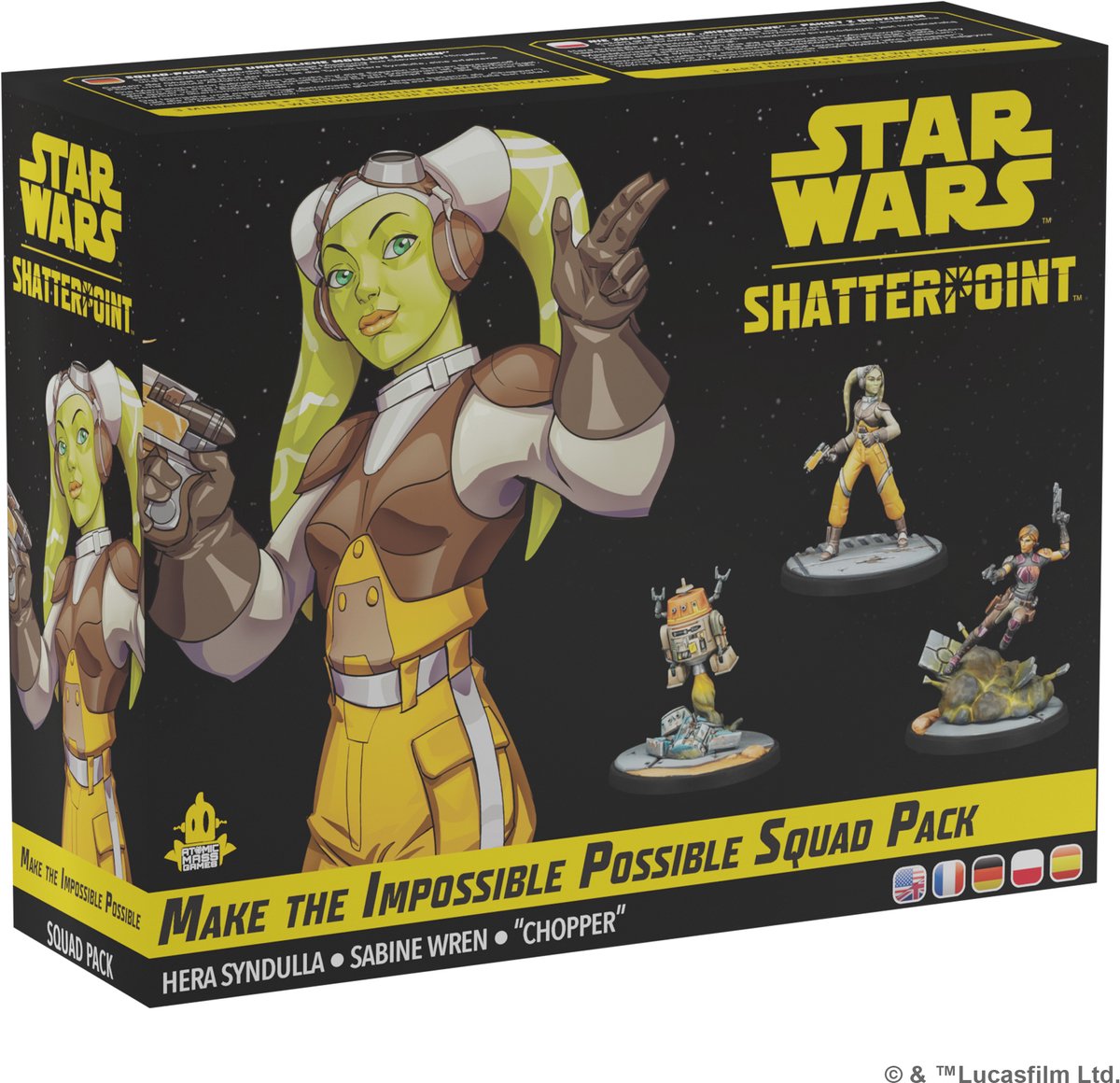 Jeux de masse atomique star wars shatterpoint impossible possible pack d'équipe - en fr de pl es