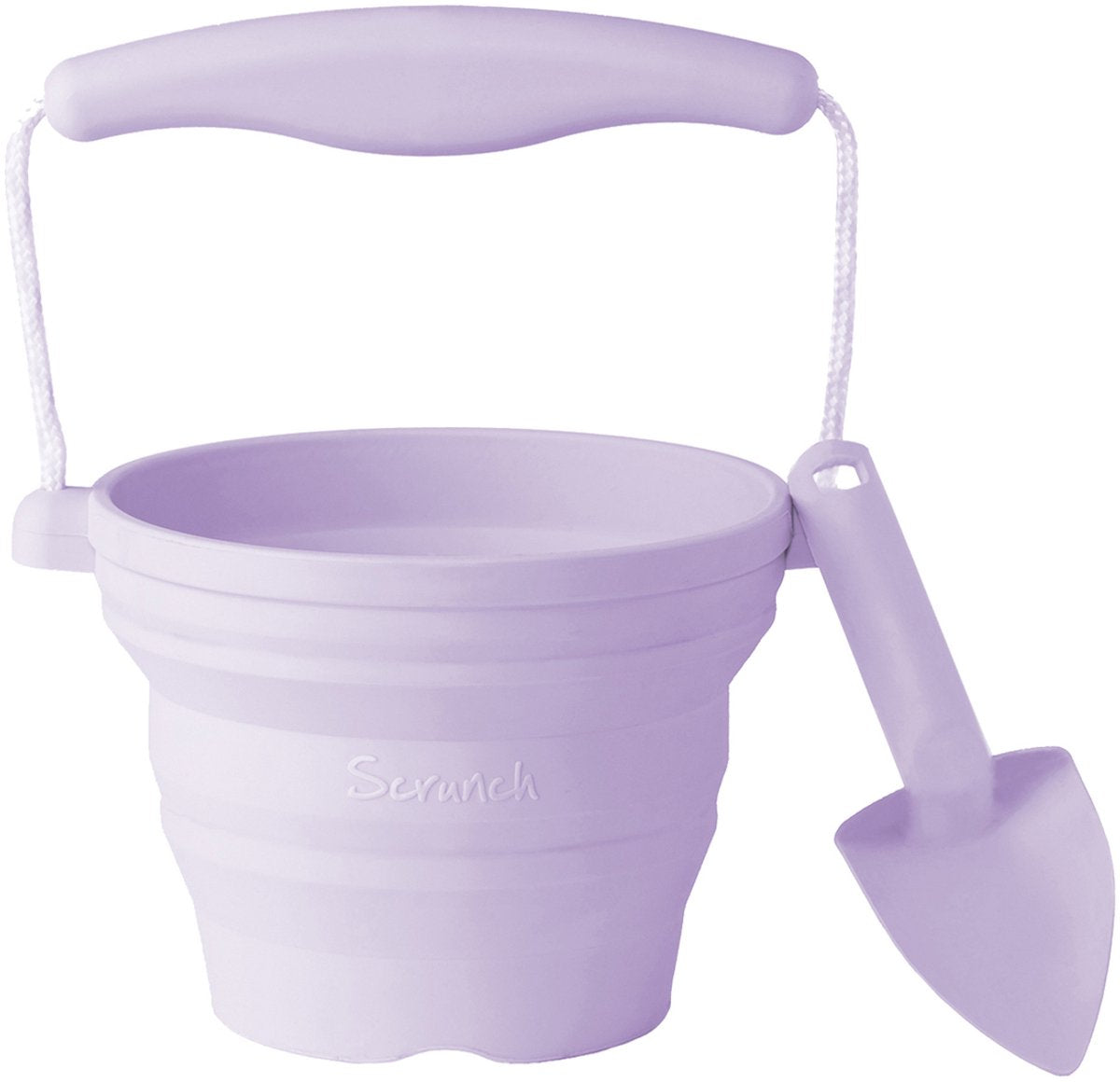 Seau à jouets Scrunch - violet - pliable - recyclable