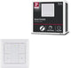 Paulmann interrupteur mural maison intelligente zigbee 3.0 on off dimm blanc