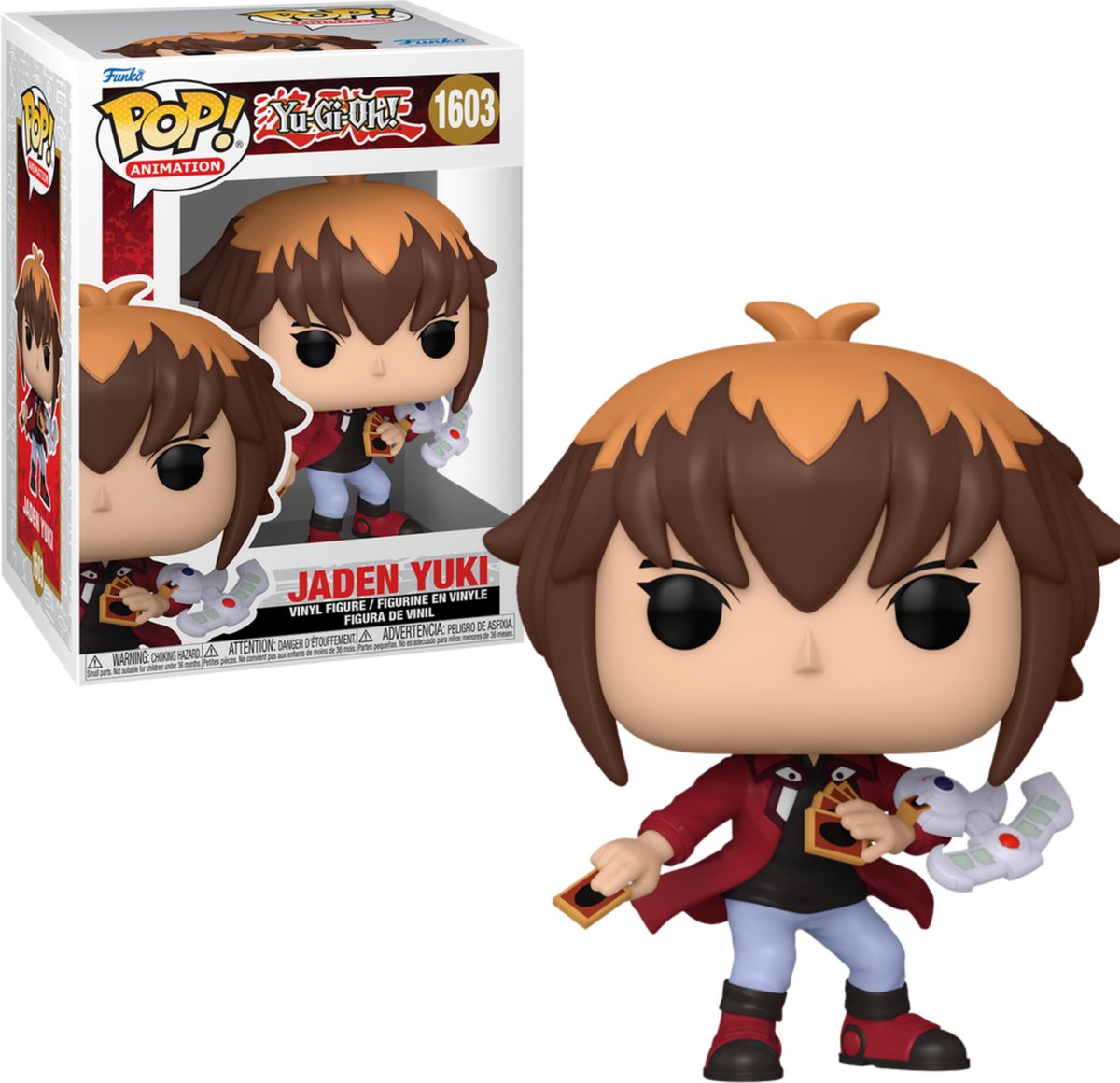 Funko yu-gi-oh! figurine en vinyle jaden yuki 1603 pop! multicolore