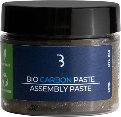 Bbb cycling pâte de montage carbone organique vélo - pour selles, tiges de selle et guidons - graisse de montage carbone - 50 ml - pâte biocarbone btl-263