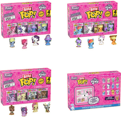 Funko bitty pop 4pk : mon petit poney - 12pcdq