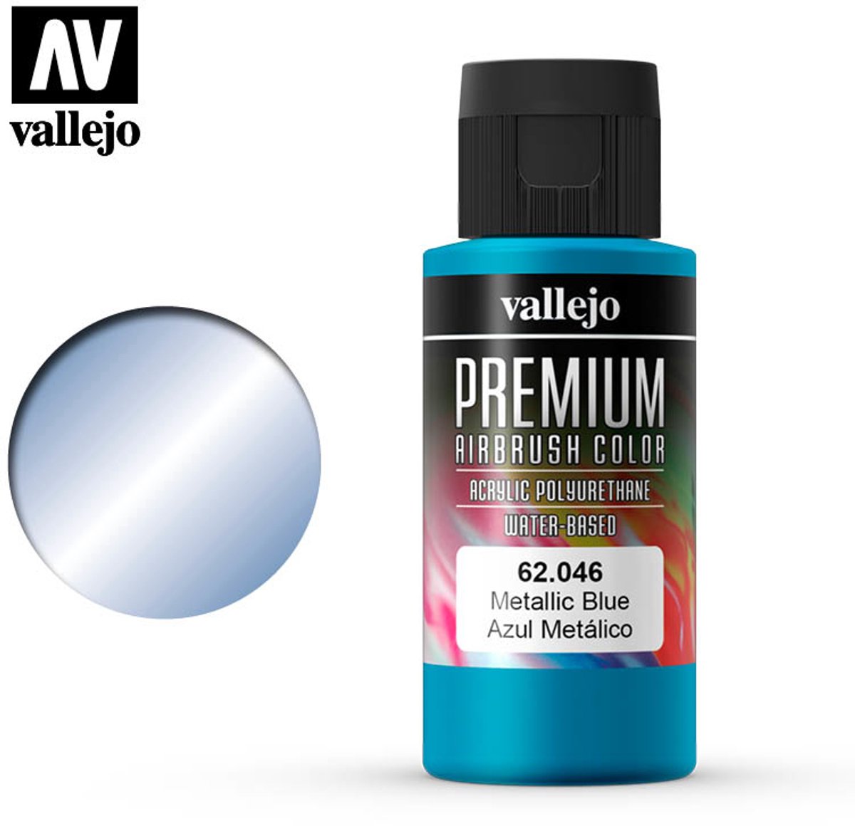 Vallejo premium color bleu métallisé - 60ml - - val-62046