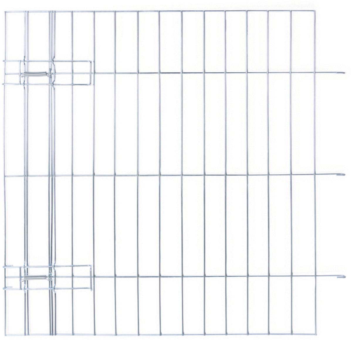 Beeztees panneau de séparation cage pour chien xl - banc - 70x76 cm