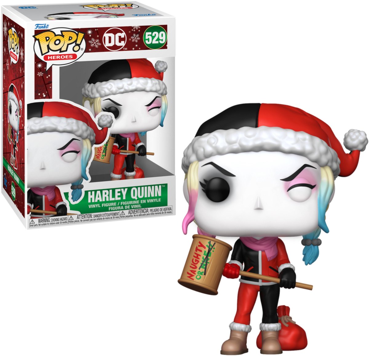 Funko Harley Quinn Harley (vacances) figurine en vinyle 529 pop ! multicolore