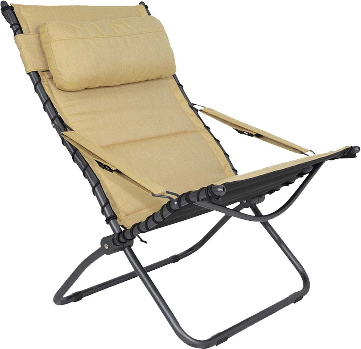 Crespo - chaise longue - ap 262 - tex-comfort - jaune