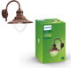 Applique d'extérieur Philips LED Philips Raindrop - 1 lumière - bronze