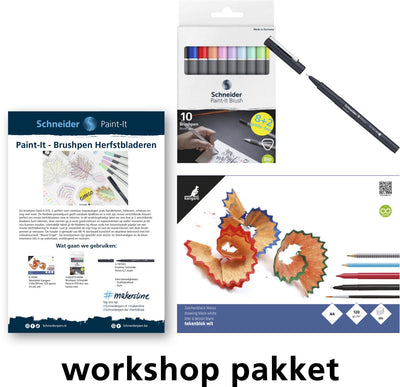 Instruments d'écriture Schneider Schneider Fineliner - Atelier Feuille d'Automne - Accessoires inclus - doc-ws-pak-sp3
