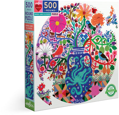 Eeboo oiseaux et fleurs (500).