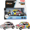 Voiture de graffitis en métal