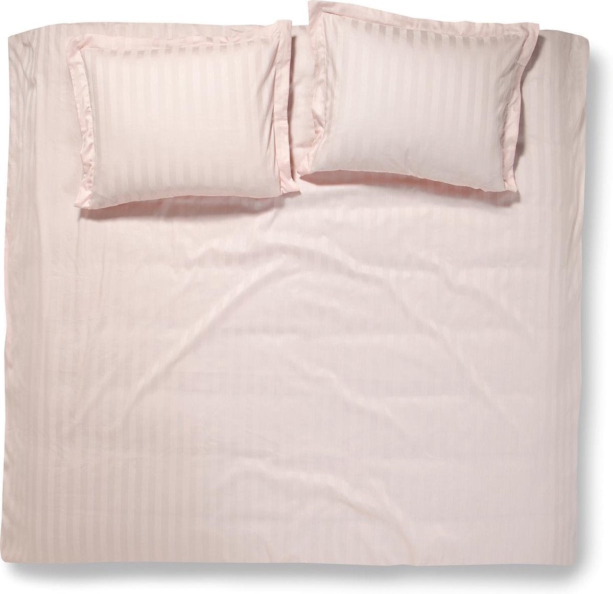 Damai linea - housse de couette - 240x200 220 cm - lits jumeaux - rose + 2 taies d'oreiller 60x70