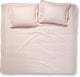 Damai linea - housse de couette - 240x200 220 cm - lits jumeaux - rose + 2 taies d'oreiller 60x70
