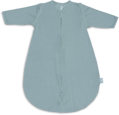 Jollein gigoteuse d'été pour nouveau-né avec manches zippées 60 cm - ronde - vert d'eau - gigoteuse d'été