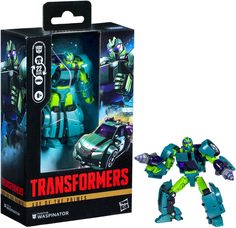 Hasbro Transformers Age of the Primes Deluxe Class Action Figurine Les Treize Fugitifs Waspinator 14 cm