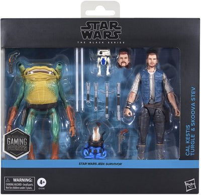 Star Wars la Série Noire Cal Kestis, Turgle et Skoova Stev - set de figurines - 15cm