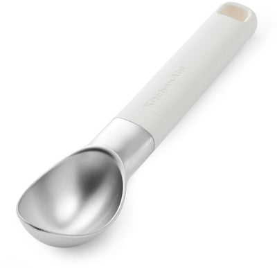 Cuillère à glace Kitchenaid, 21 cm, plastique inox, blanc -