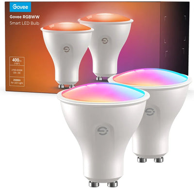 Govee smart gu10 spot Matter rgbww 400 lumens - 5 cm - paquet de 2