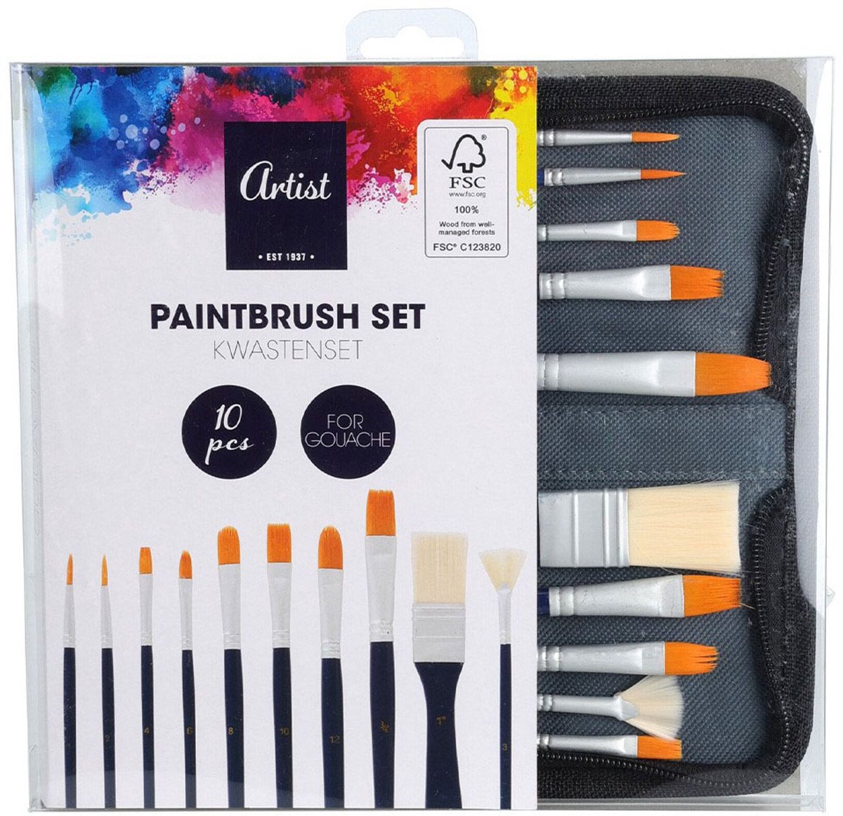 Brousser pour la gouache dans le sac de rangement. 10e.