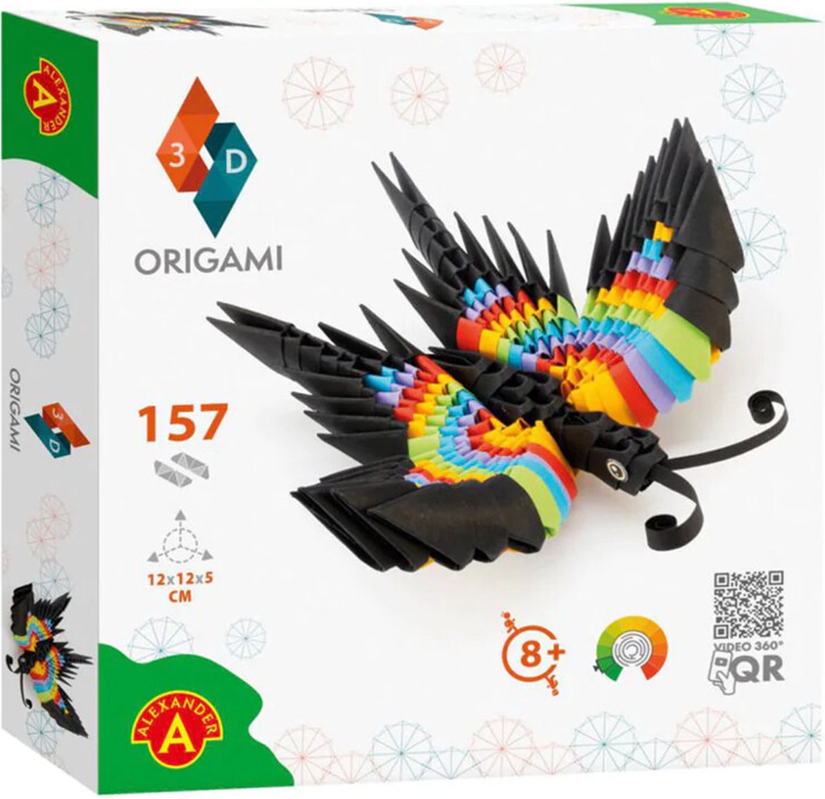 Alexander toys origami papillon 3D 154 pièces