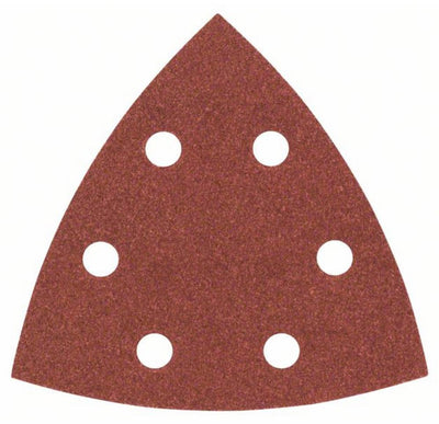 Jeu de feuilles abrasives Bosch - 25 pièces - 105 mm (grain 180)