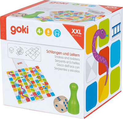 Goki xxl tuyaux et échelles dans le jeu de conseil des cubes