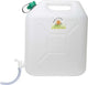 Eda - jerrycan - avec robinet - 20 litres - jerrycan pour eau - blanc