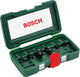 Bosch jeu de fraises à bois hm 6 pièces - diamètre 6 mm