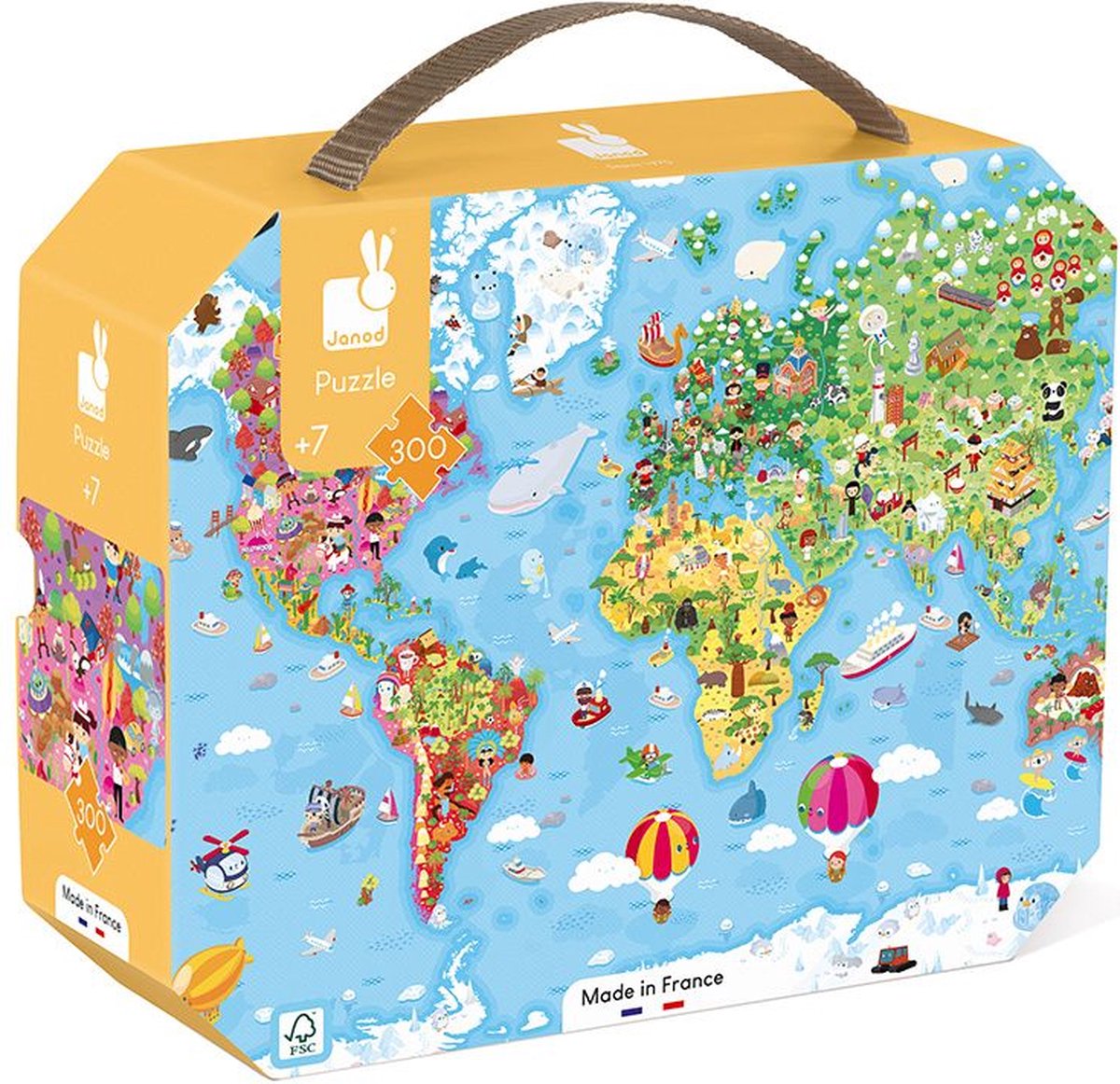 Janod - puzzle - grand monde