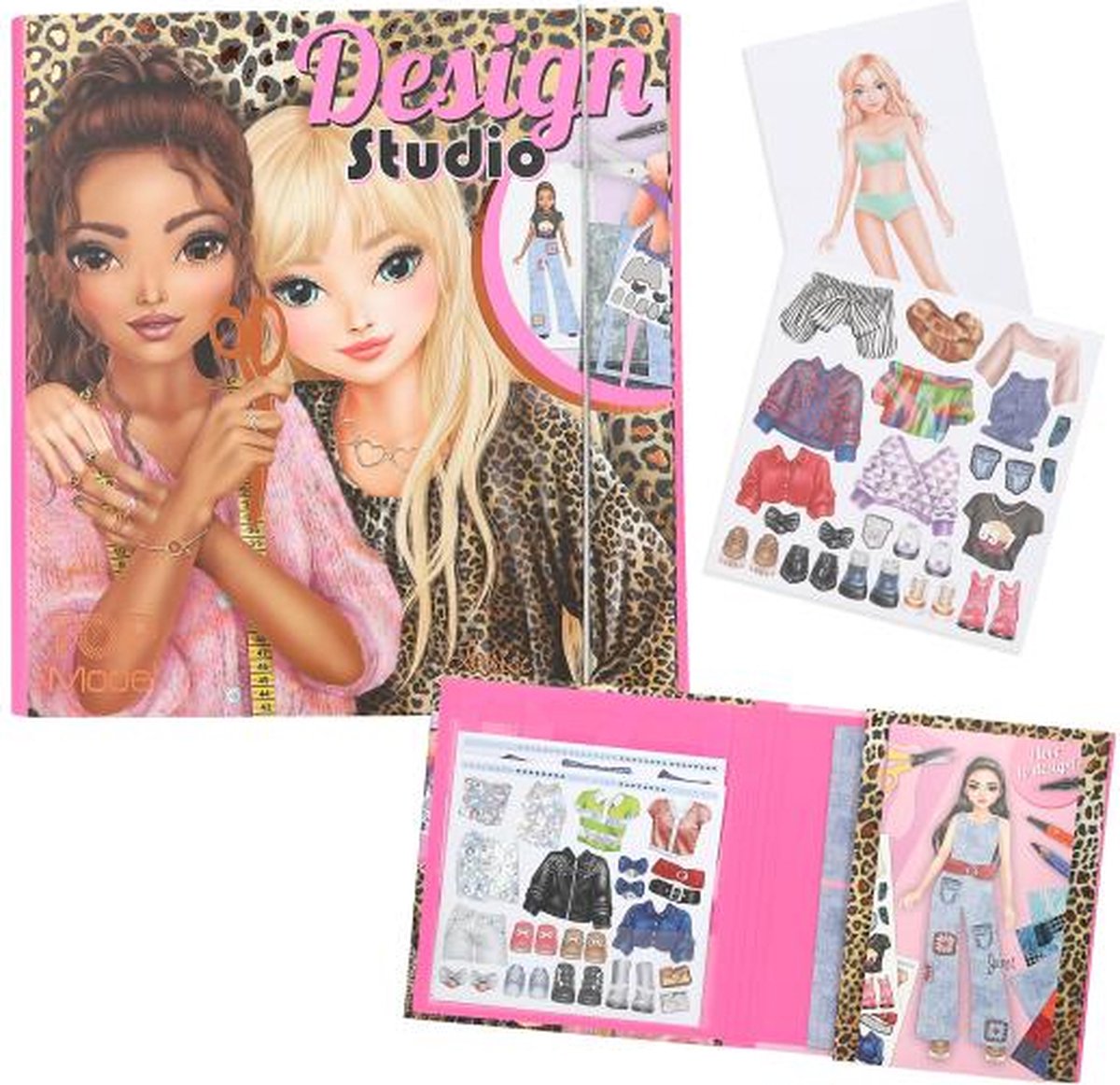 Depesche - top model - créez votre livre de coloriage studio de design top model