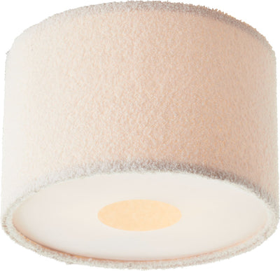 Brilliant Teddy - plafonnier - e27 max 1x25w - tissu peluche - beige