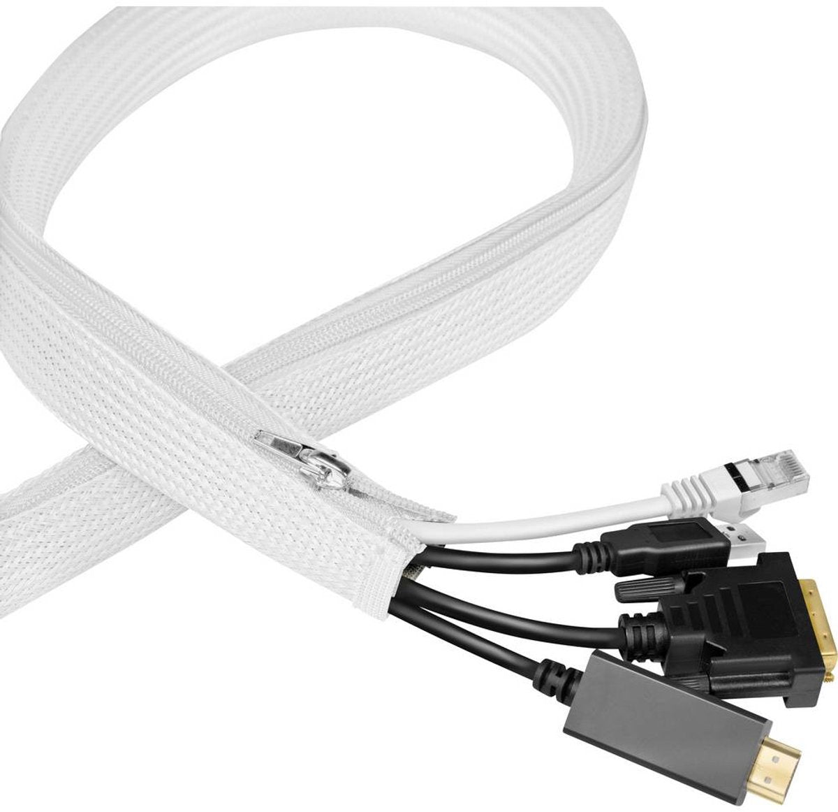 Logilink kab0091 kab0091 câble flexible 35 mm (max) blanc 5 m