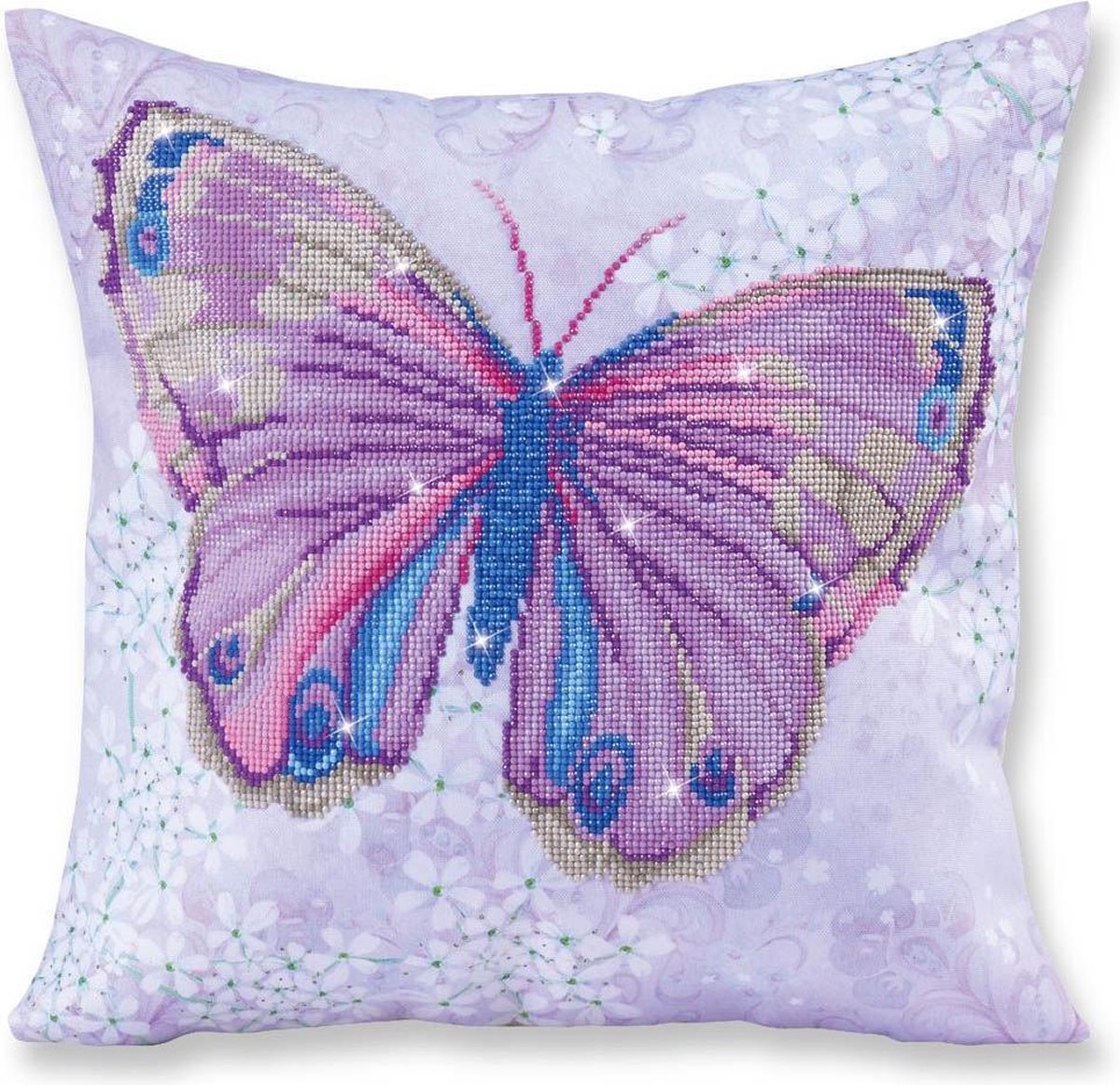 Diamond dotz® Papillon violet - peinture diamant (38x38 cm)