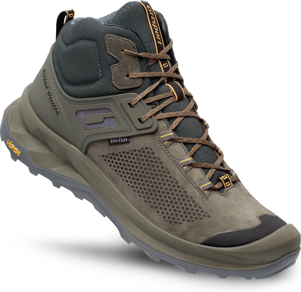 Chaussures de marche unisexe Grisport Discovery Mid - vert