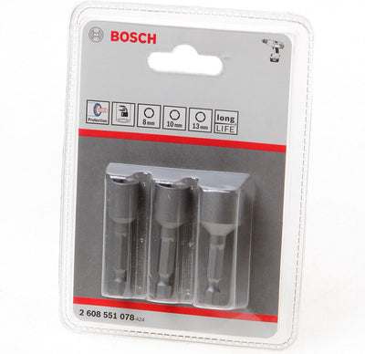 Pack de 3 clés à douille Bosch 3 pièces