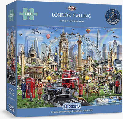 Gibsons - London Calling (par Adrian Chesterman) - 1000 pièces 68×49cm (l×h) - puzzle pour adultes