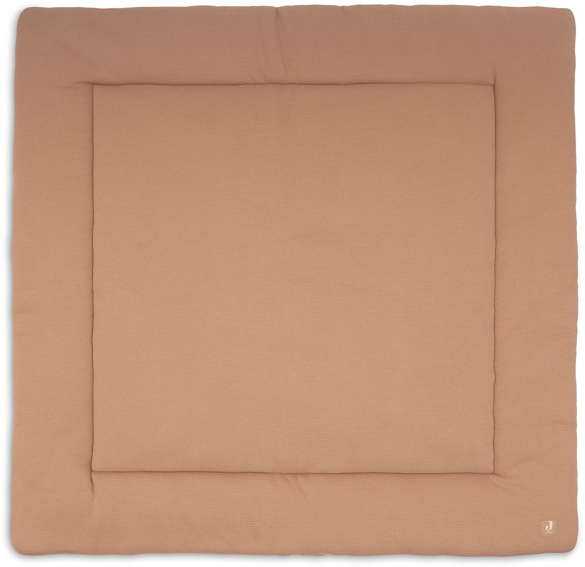 Jollein couverture de parc bébé - 100x100cm - petite gaufre - sable terra clair