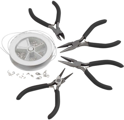 Creativ company kit de fabrication de bijoux, plaqué argent, 1 set
